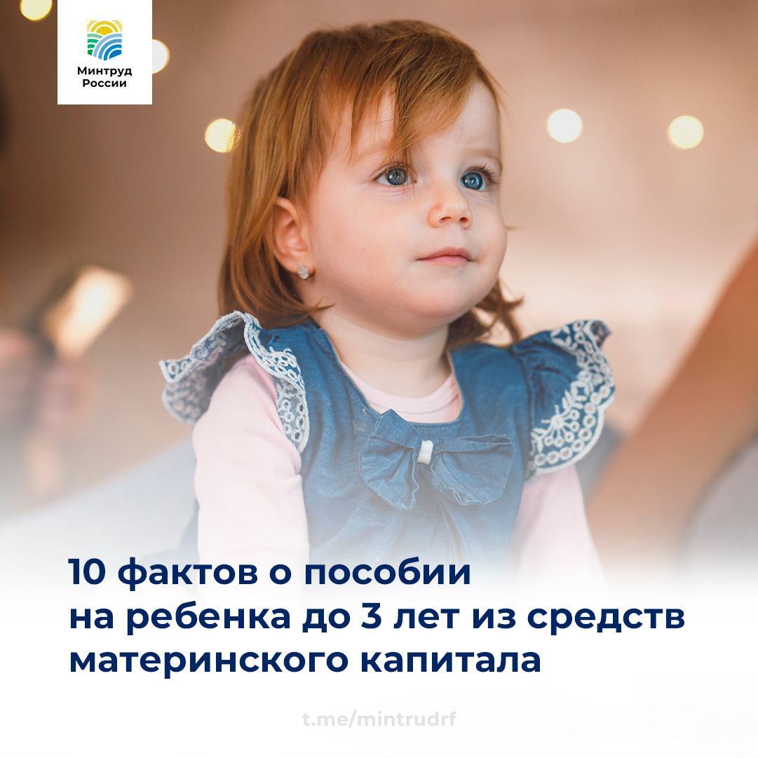 10 фактов о пособии на ребенка до 3 лет из средств материнского капитала -  Новости Армизонского района