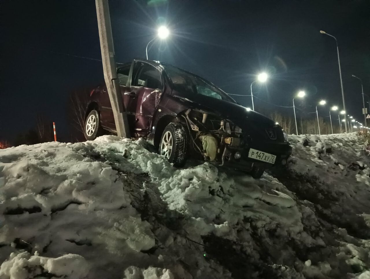 4 человека пострадали в ночном ДТП на 26-м километре автодороги Тюмень-Боровский-Богандинский  - Новости Армизонского района